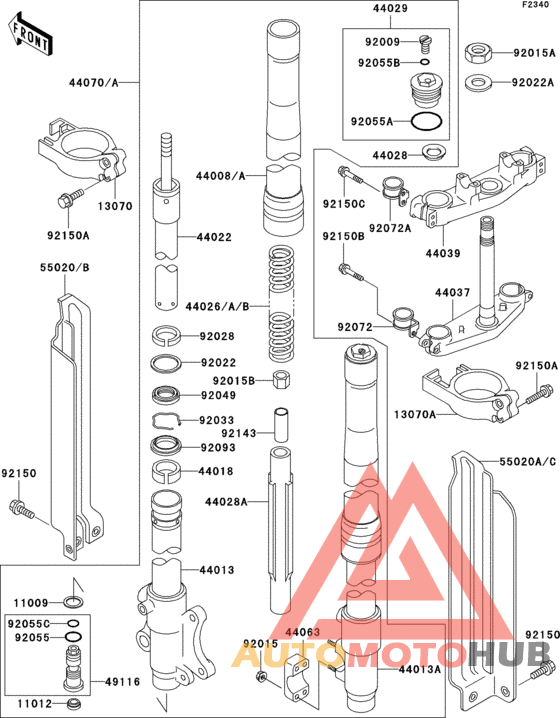 Front fork(1/2)