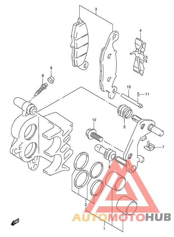 Передний суппорт