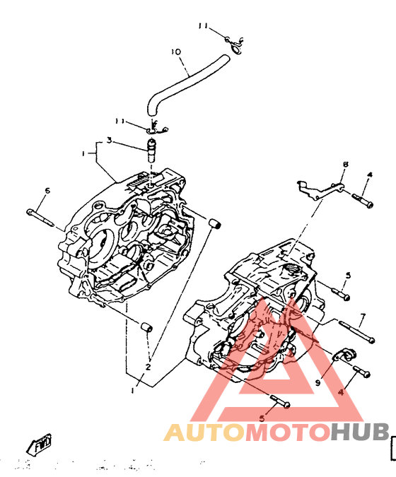 Картер двигателя