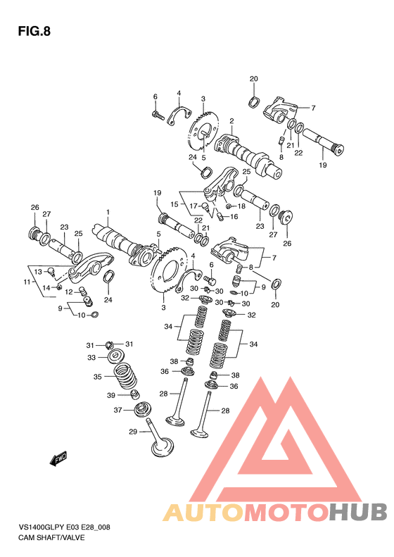 Распредвал -клапана