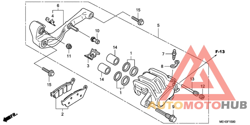 Задний суппорт