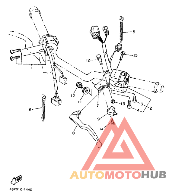Handle switch. lever