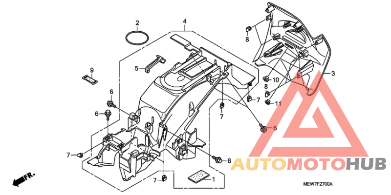 Заднее крыло