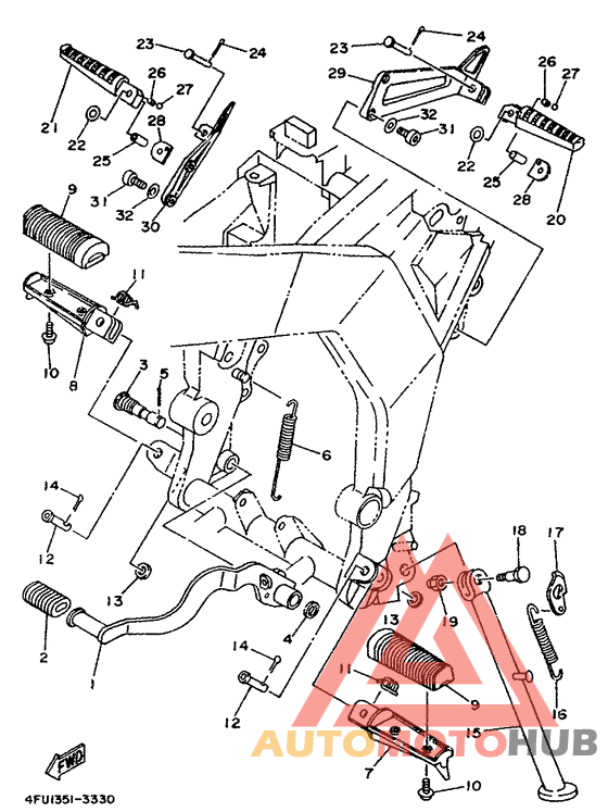 Support.refuse-pieds