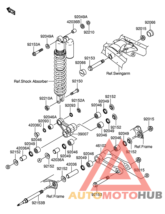 Suspension ignition coil