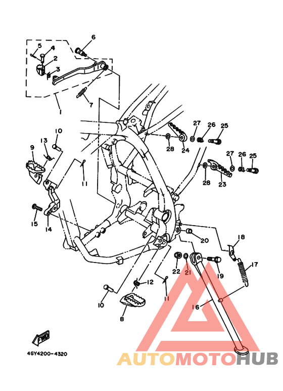 Support & repose pied