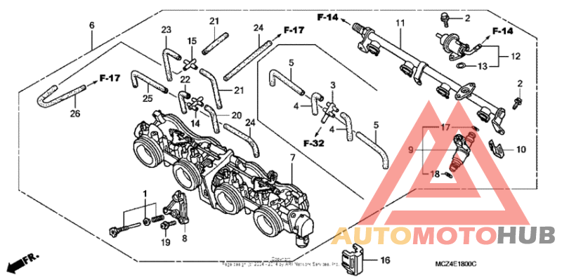 Throttle body (assy.)