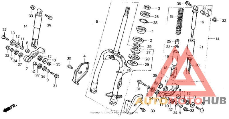 Передняя вилка