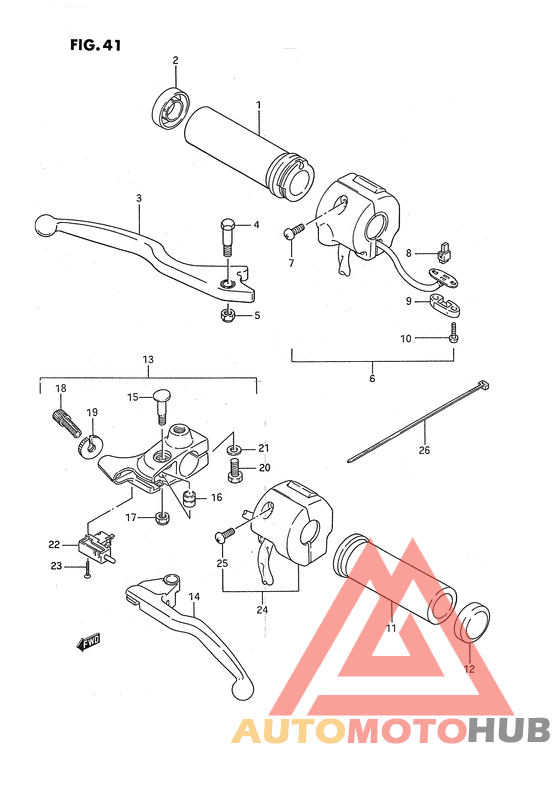 Рулевой переключатель