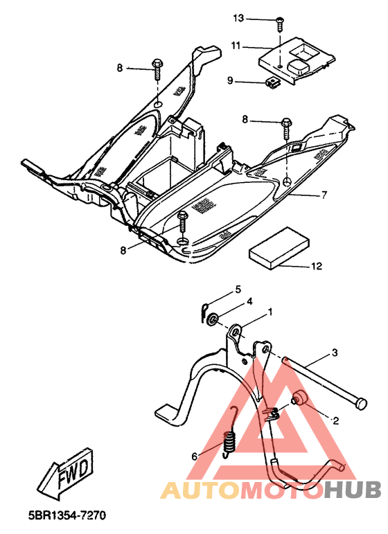 Stand. footrest