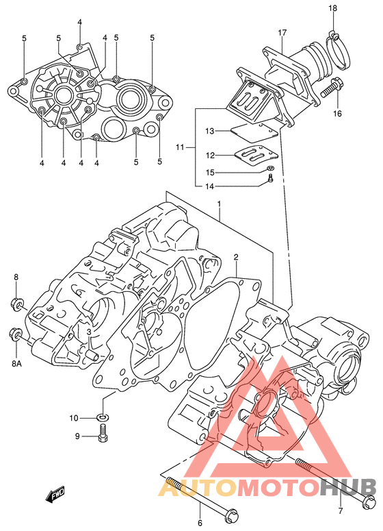 Картер двигателя
