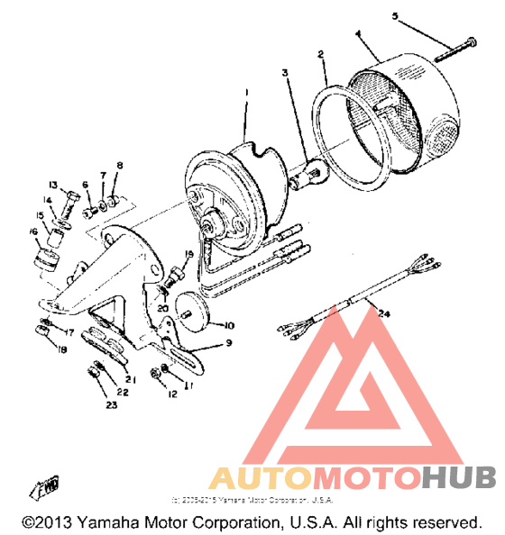 Задний фонарь