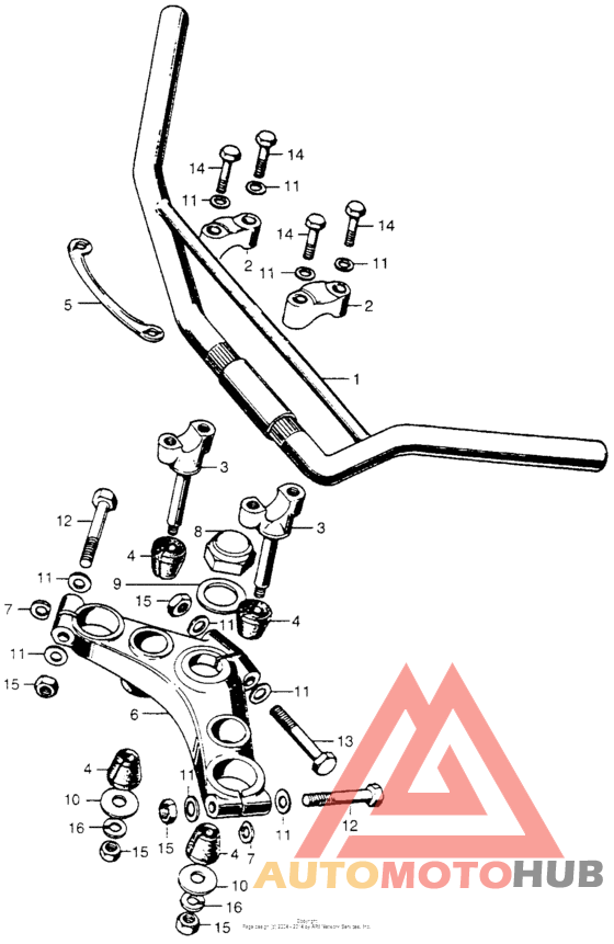 Handlebar + top bridge