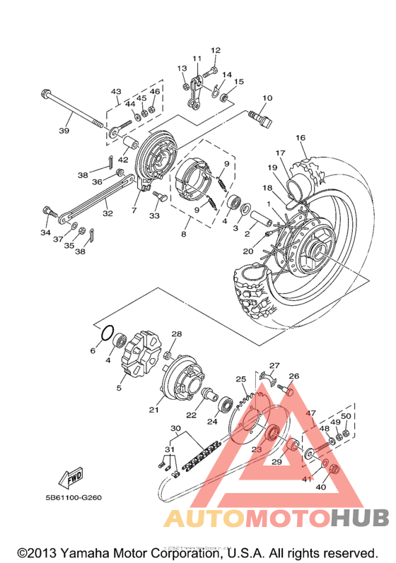 Переднее колесо