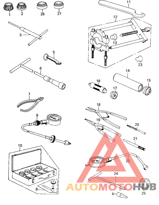 Special service tools "a"