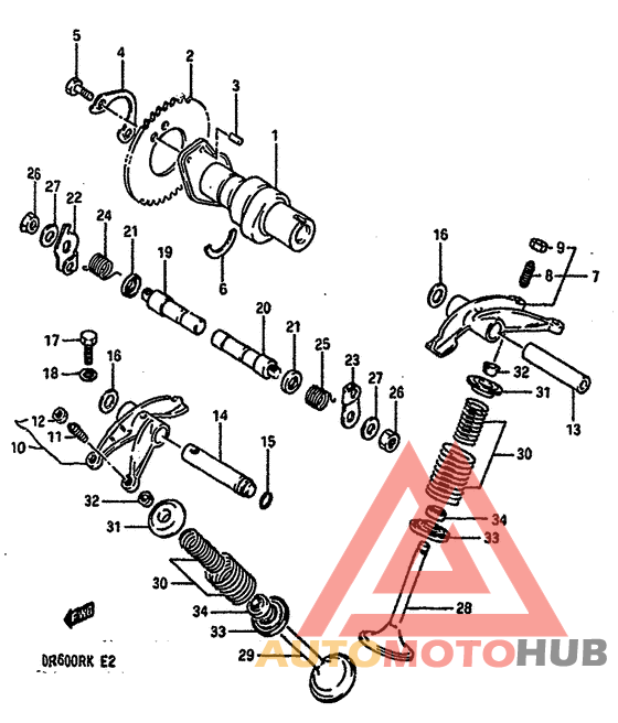 Распред вал-клапана