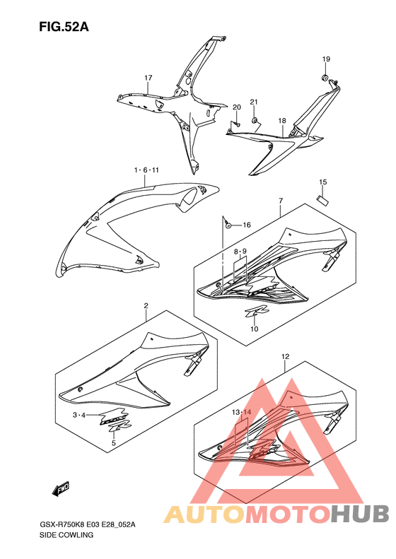 Side cowling