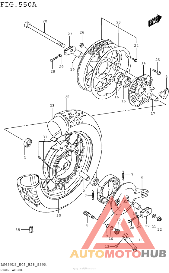 Переднее колесо