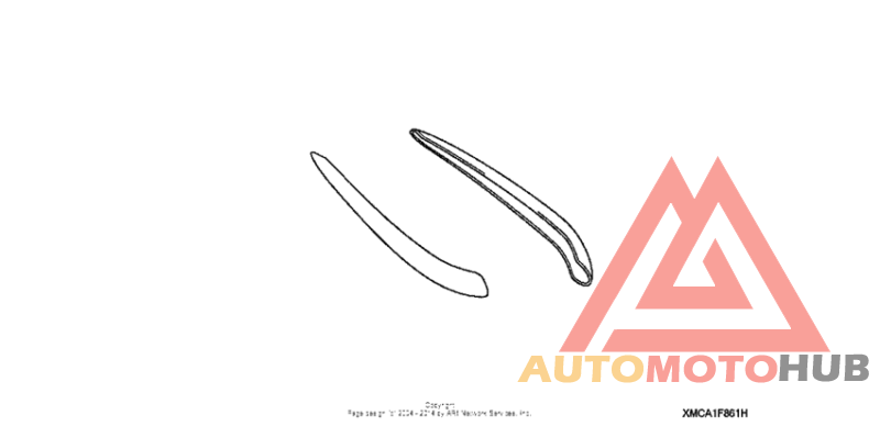 Side fairing accents (chrome)