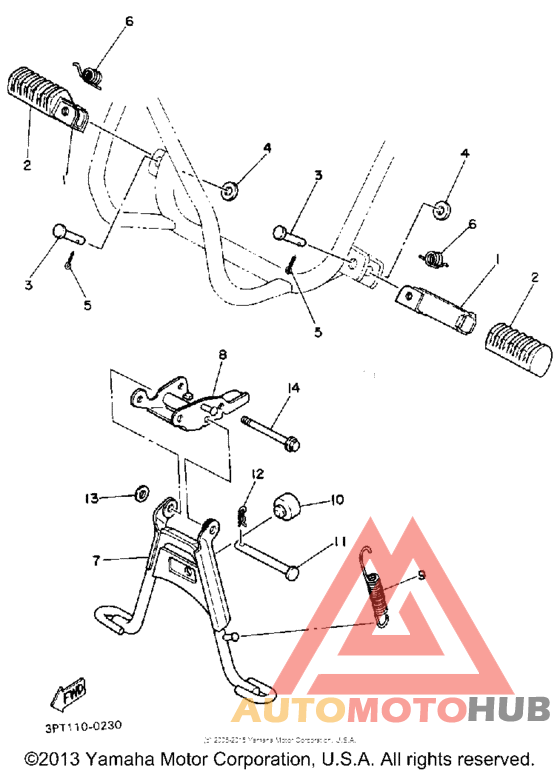 Stand - footrest