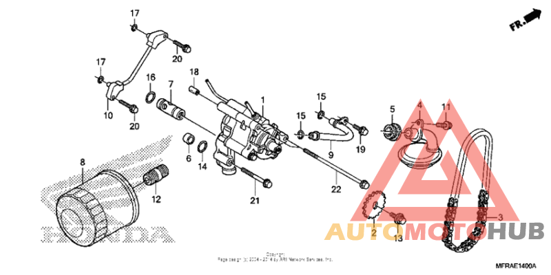 Oil filter + oil pump
