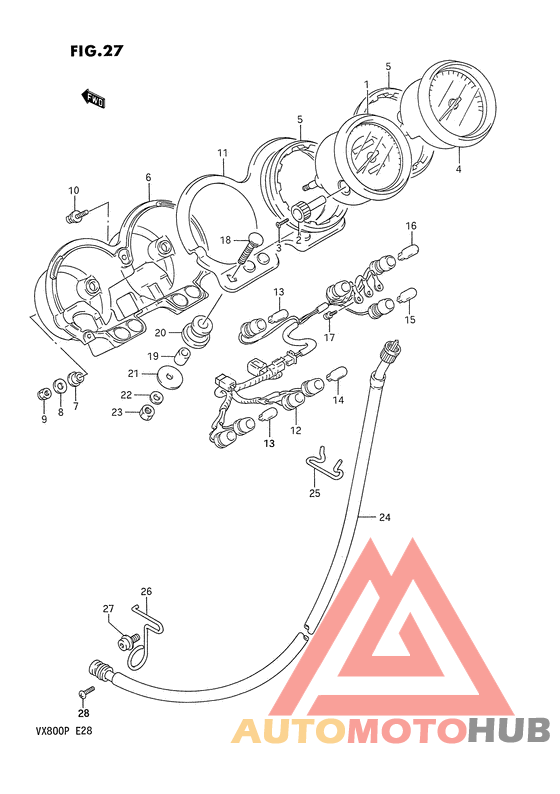 Спидометр-тахометр