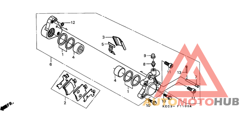 Передний суппорт