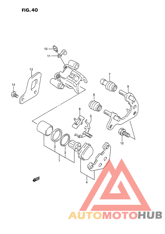 Задний суппортs
