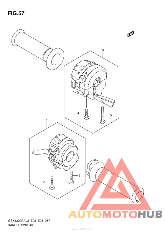 Handle Switch (Gsx1300Ral3 E03)