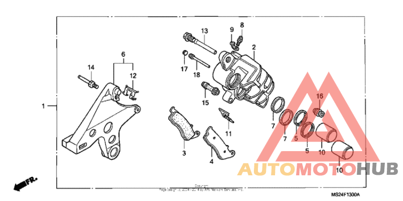 Задний суппорт