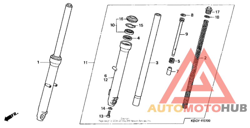 Передняя вилка