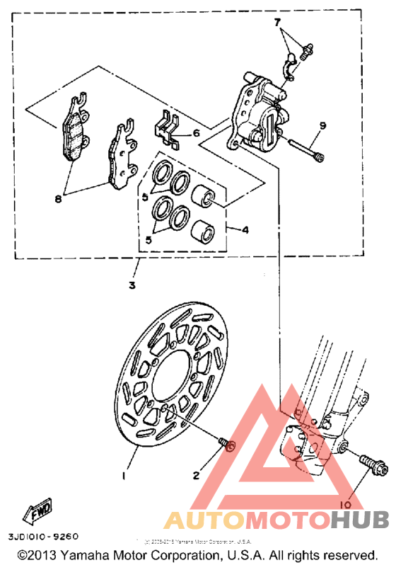 Передний суппорт