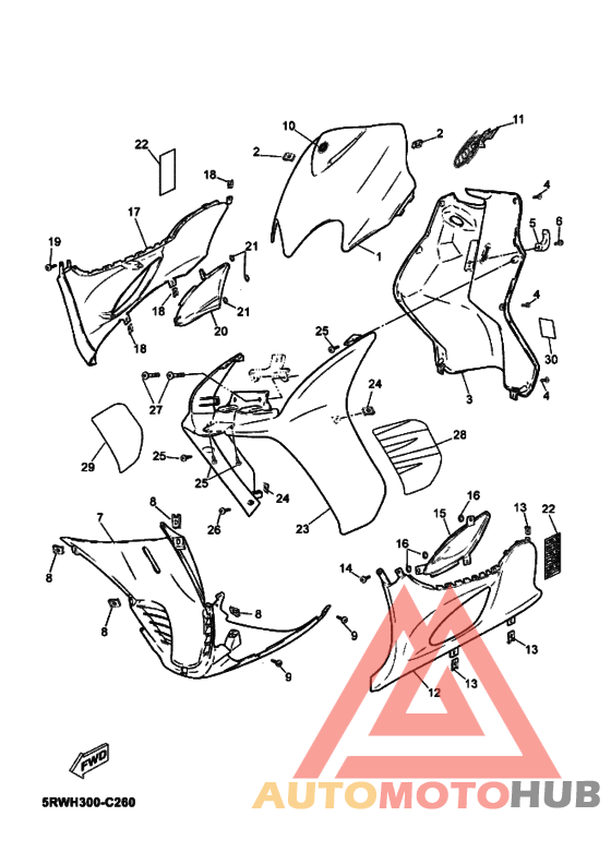 Щиток облицовочный