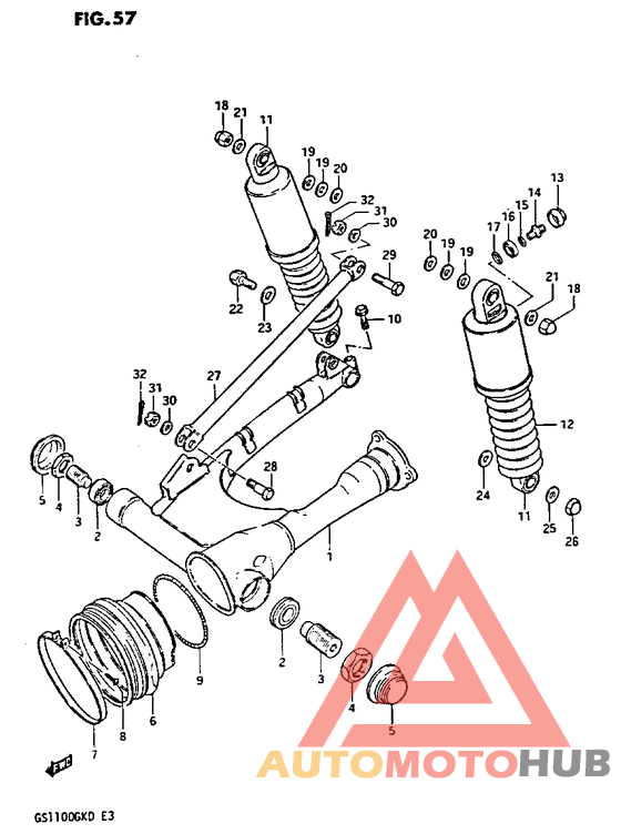 Маятник задний