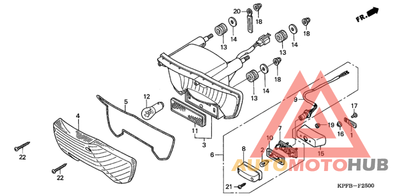 Taillight unit ass`y