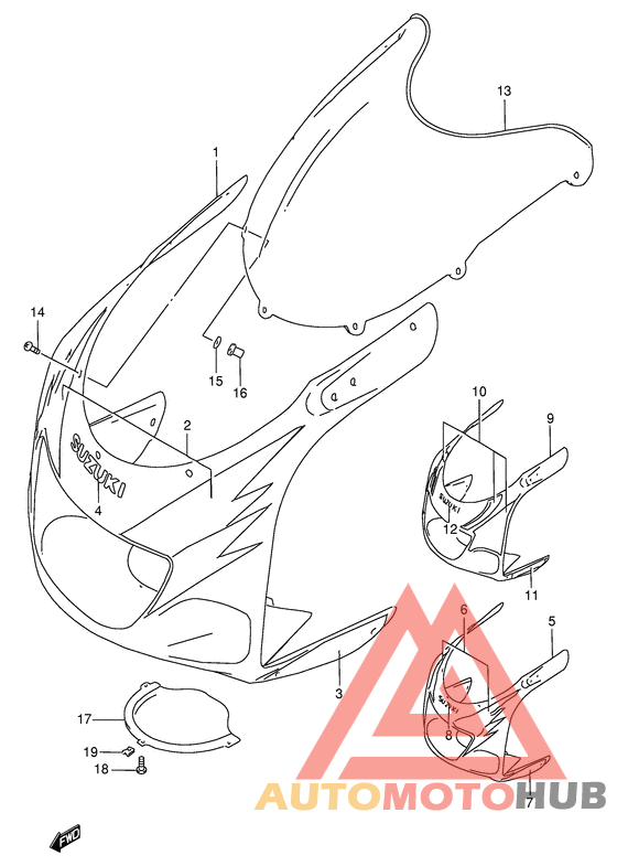Cowling body