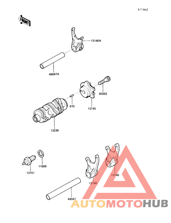 Change drum/shift fork