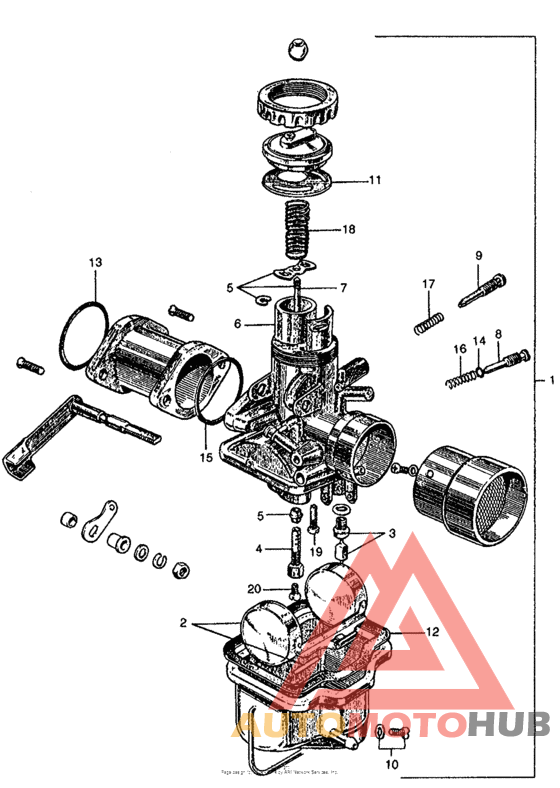 Ca160 carburetor