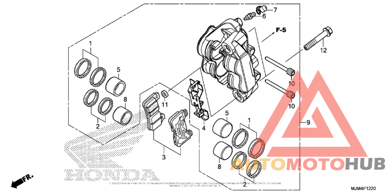 Left Front Brake Caliper (1)