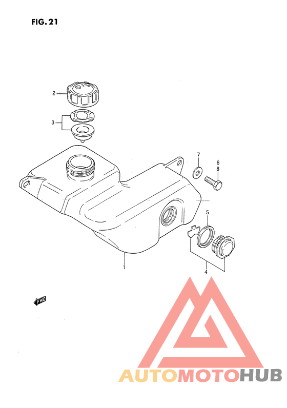 Бак масляный