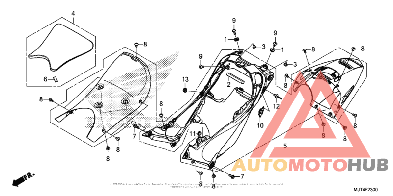 Seat + Seat Cowl