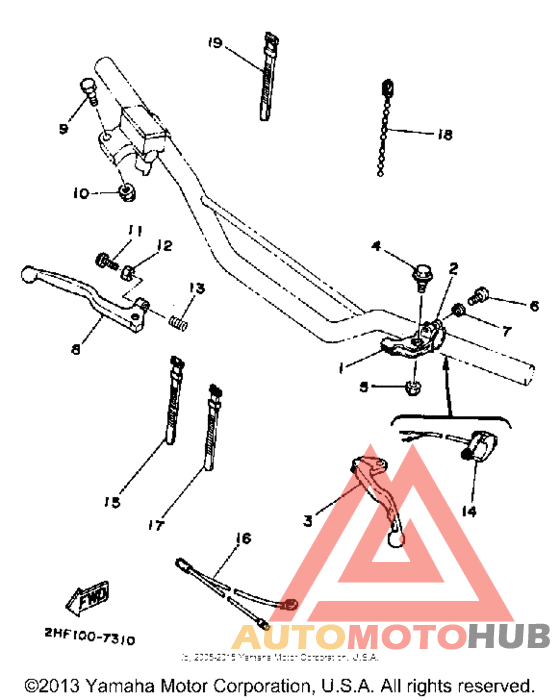 Handle switch - lever