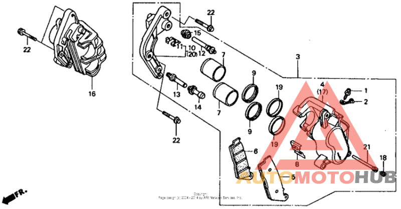 Передний суппорт