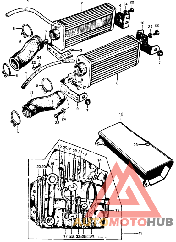 Air cleaner + tool set
