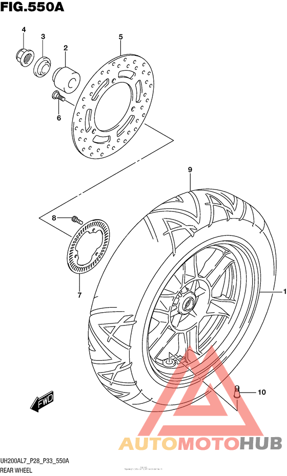 Переднее колесо