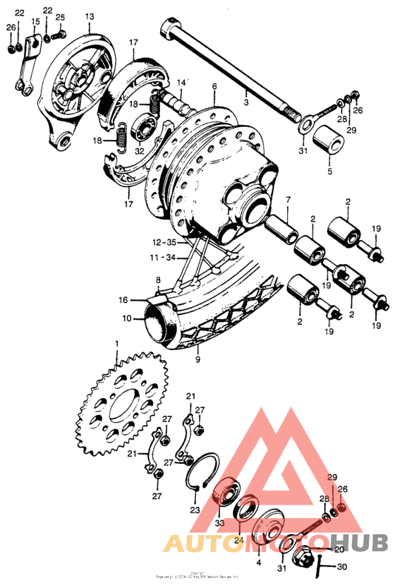 Переднее колесо