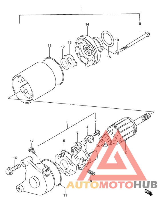 Стартерный мотор
