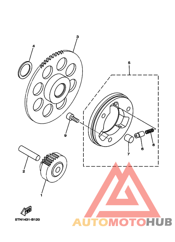 Муфта стартера