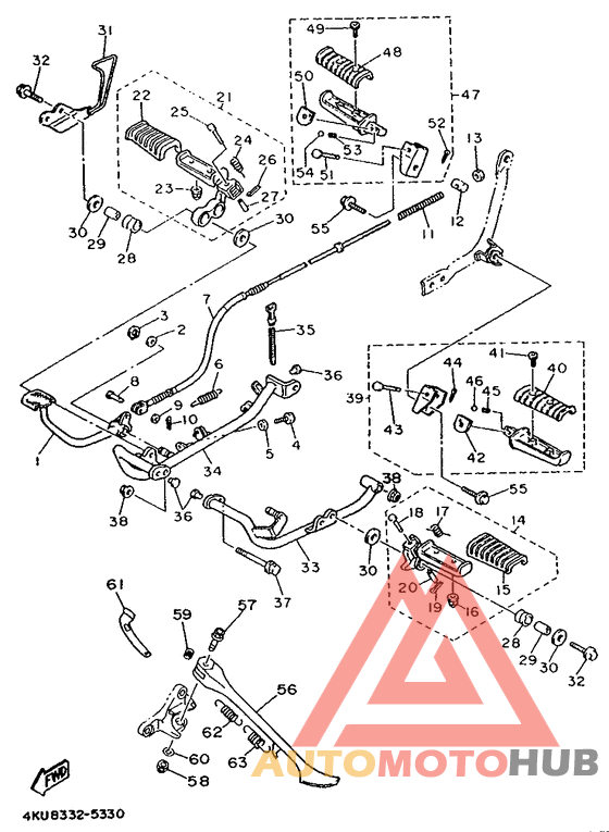 Stand. footrest