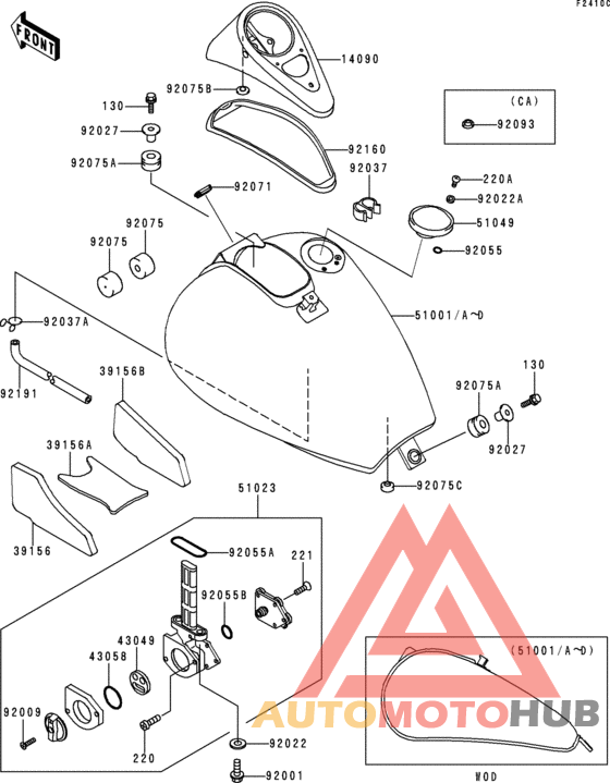 Fuel tank(1/2)(vn800-a5)